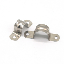 Customized heavy duty galvanized U type metal steel saddle pipe clamp